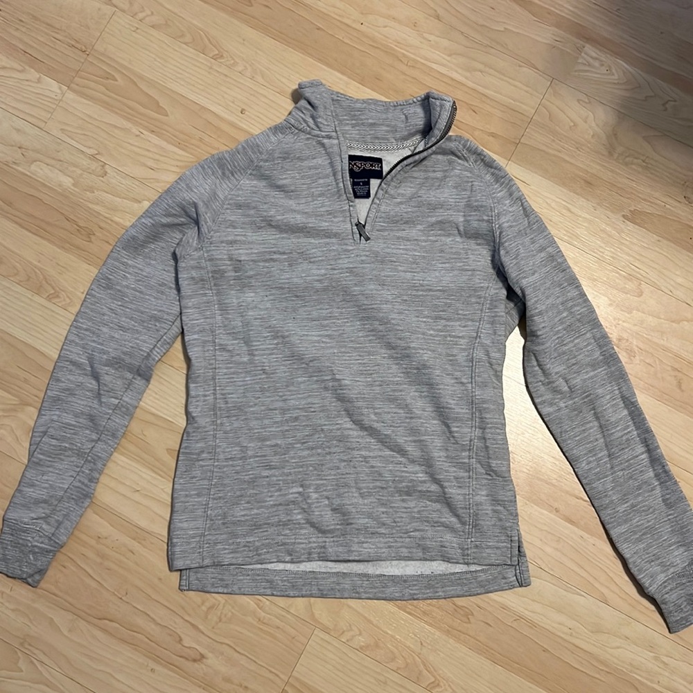 Jansport small sweatshirt pullover gray